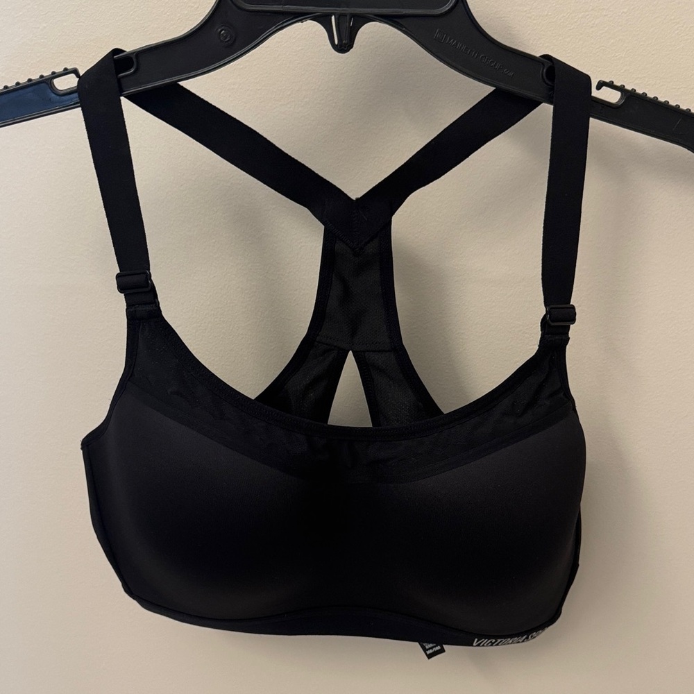 Black Cross-Back Bra with built in pads